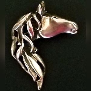 Silpada Sterling Silver Horse Pin / Pendant